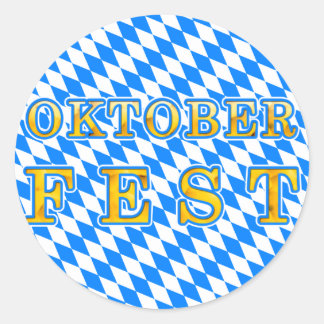 Sticker Rond Oktoberfest