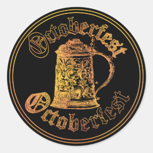 Sticker Rond Oktoberfest