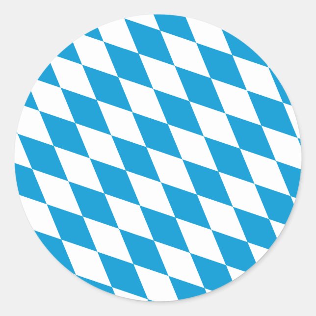 Sticker Rond Oktoberfest, Bayern Colors (Devant)