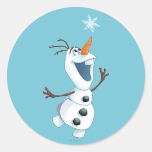 Sticker Rond Olaf   Blizzard Buddy
