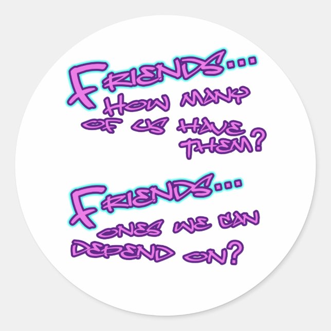 Sticker Rond Old school Rap Hip hop Rave Electro (Devant)