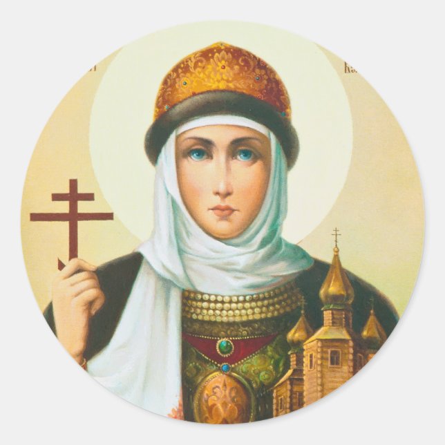 Sticker Rond Olga (Devant)