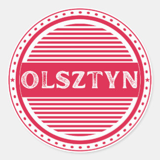Sticker Rond Olsztyn City Pride Emblem – Polish Identity