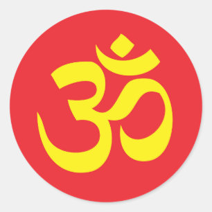 Sticker Rond Om Namah Shivay