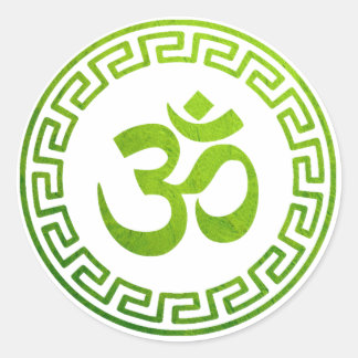 Sticker Rond Om, Om Hindu, Om Symbole, Om Logo, Aum
