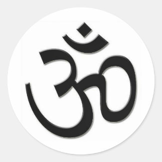 STICKER ROND OM SHANTI