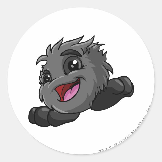 Sticker Rond Ombre JubJub (Devant)