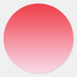 Sticker Rond Ombre rouge
