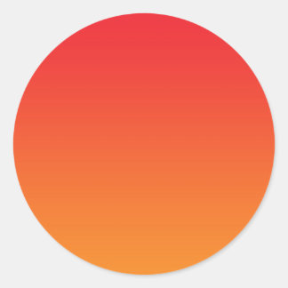 Sticker Rond Ombre rouge et orange
