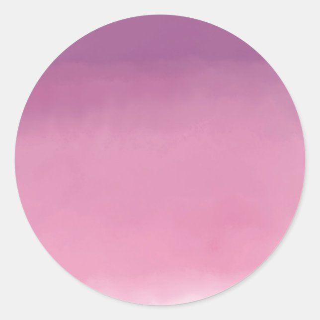 Sticker Rond Ombré tons violets (Devant)