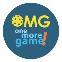 OMG. Une autre partie de pickleball