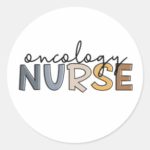 Sticker Rond Oncologie Infirmière Oncologie Infirmière RN