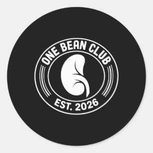 Sticker Rond One Bean Club 2026 Transplantation de donneur de r