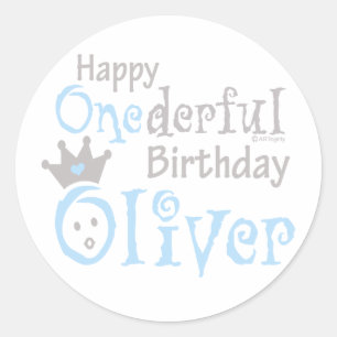 Sticker Rond ONEderful Oliver