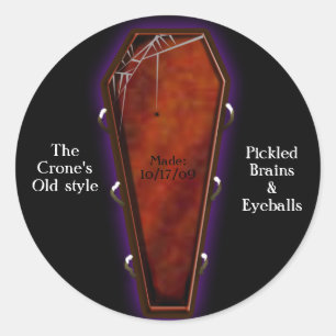 Sticker Rond ongle de cercueil