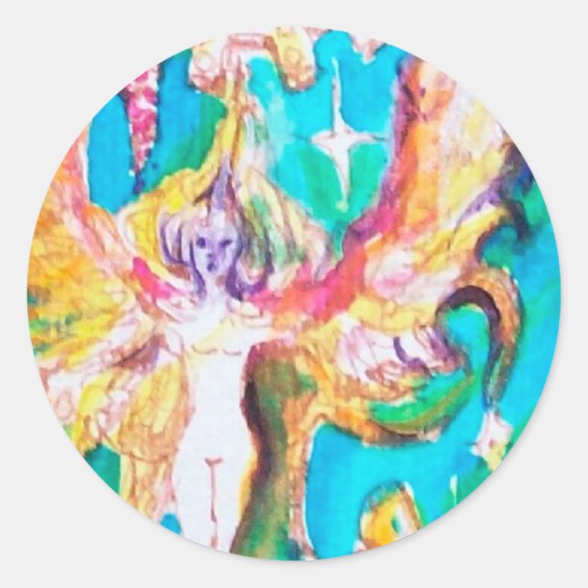 STICKER ROND ONGLET FAIRY GRAPE (Devant)