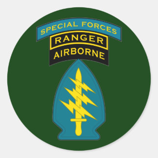 Sticker Rond Onglet Q, SSI et Ranger