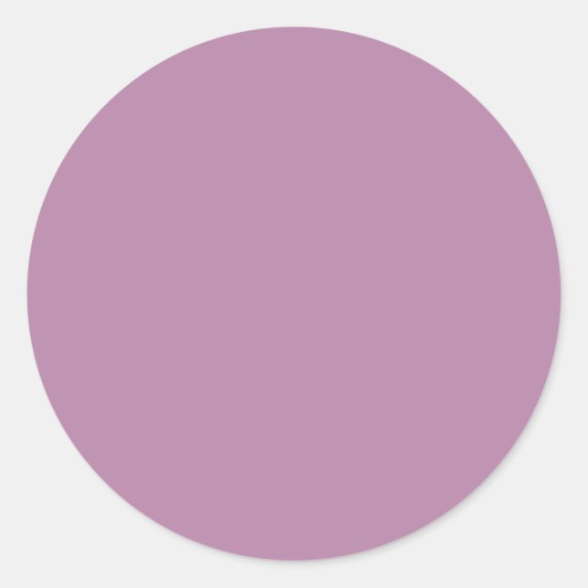 Sticker Rond Opéra Mauve couleur solide (Devant)