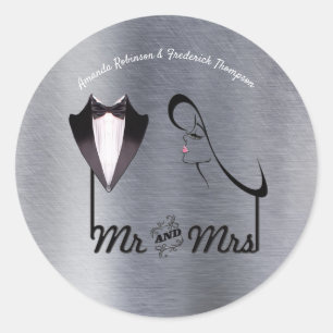 Sticker Rond Or, argent - laiton moderne