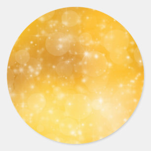 Sticker Rond or de Noël