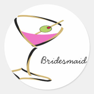 Sticker Rond or martini