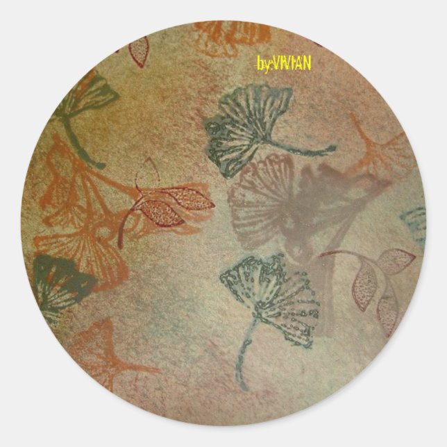 Sticker Rond Or T1608-ggko (Devant)