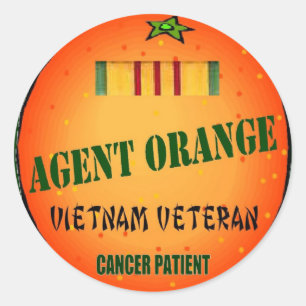 STICKER ROND ORANGE DE L'AGENT
