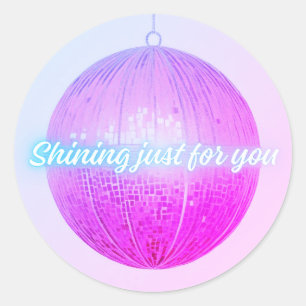 Sticker Rond Orbe Rose – Concept de Dream Pop Inspiré de Taylor