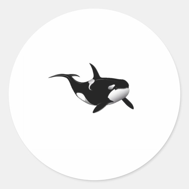 STICKER ROND ORCA (Devant)