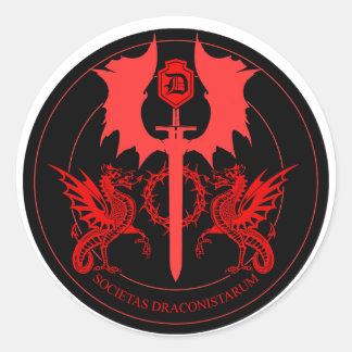 STICKER ROND ORDO DRAGON