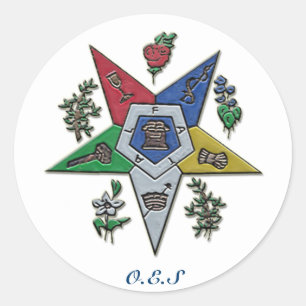 Sticker Rond Ordre De L'Étoile Orientale