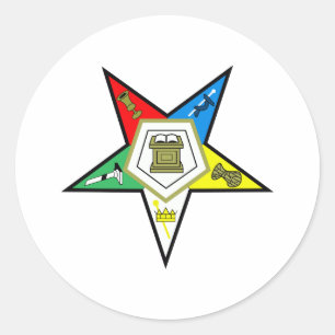 Sticker Rond Ordre De L'Étoile Orientale