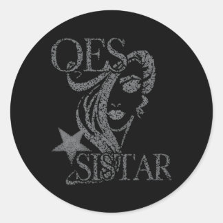 Sticker Rond Ordre De L'Étoile Orientale Oes Sisterhood Sistar 