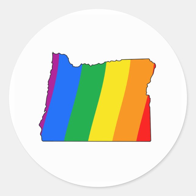 STICKER ROND OREGON PRIDE (Devant)
