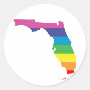 Sticker Rond orgueil pour la floride.