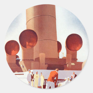 Sticker Rond Orient Cruises Big Funnel