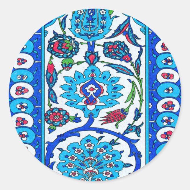 Sticker Rond Ornement (Devant)