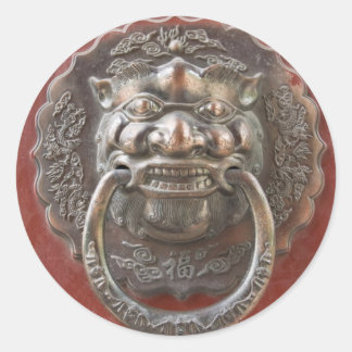 Sticker Rond Ornement chinois