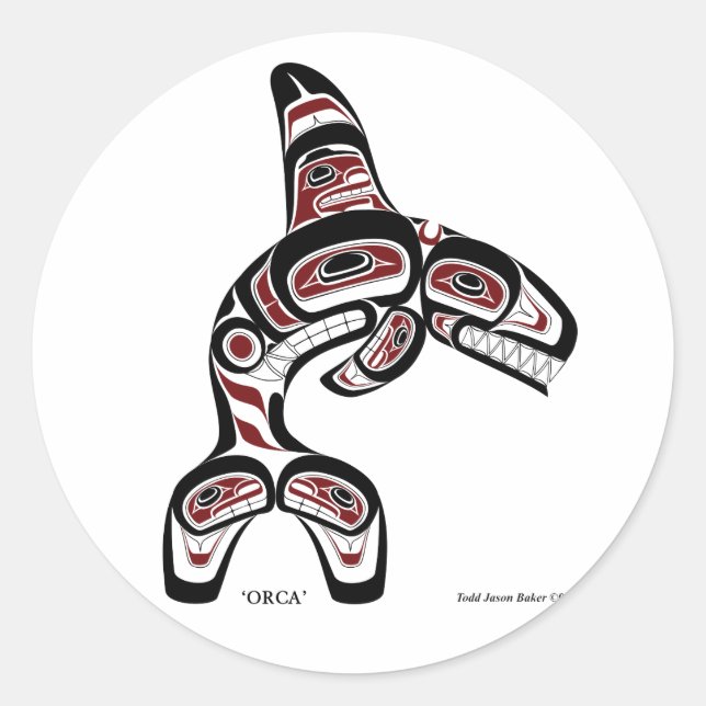 Sticker Rond orque (Devant)