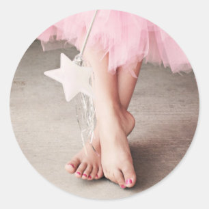 Sticker Rond Orteils de ballerine