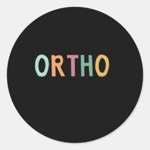 Sticker Rond Ortho Squad