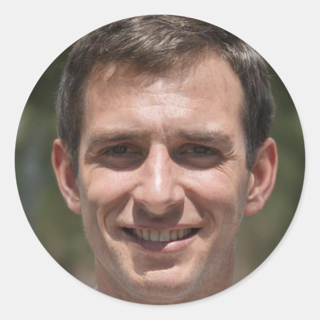 Sticker Rond Oser rêver (Devant)