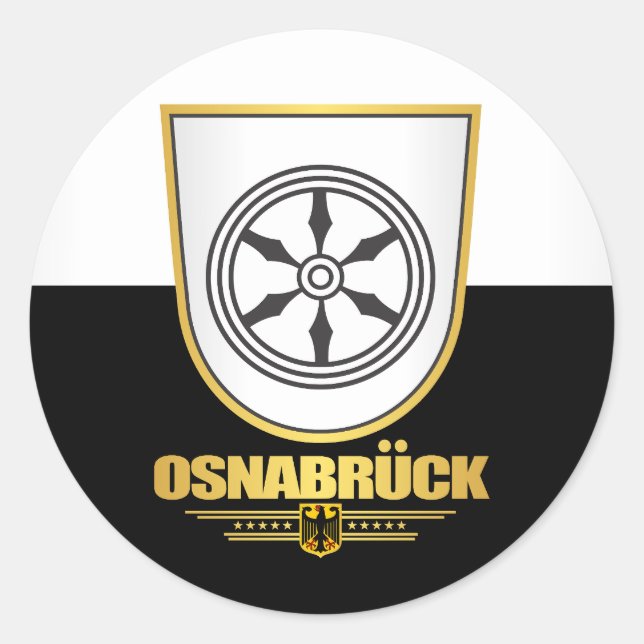 Sticker Rond Osnabruck (Devant)