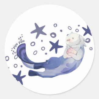 Sticker Rond OTTER Genshin Impact
