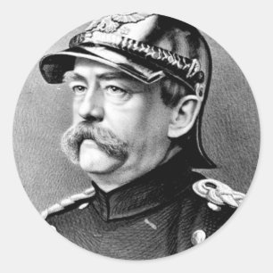 Sticker Rond Otto de Bismarck