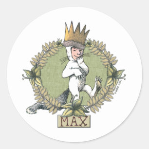 Sticker Rond Où sont les choses sauvages   Insigne max.
