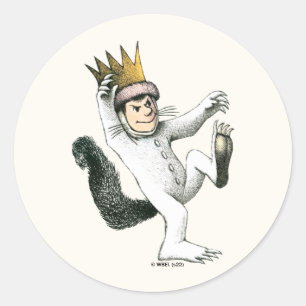 Sticker Rond Où sont les choses sauvages   Max
