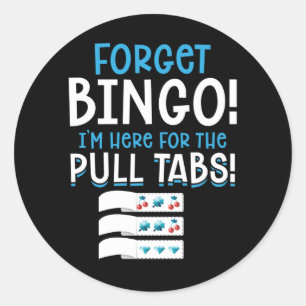 Sticker Rond Oublier Bingo Lucky Tab