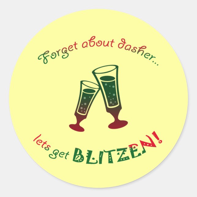 Sticker Rond oublier dasher (Devant)