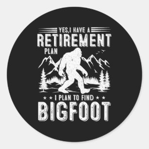 Sticker Rond Oui, j'ai une plante de retraite que je plante pou